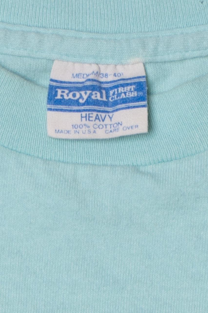 Vintage 1985 "Grand Rapids, MN" Doe Eyed Fawn Embossed Print T-Shirt