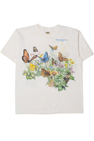 Vintage 1996 "Wings Of Imagination" Butterfly Front/Back Print T-Shirt
