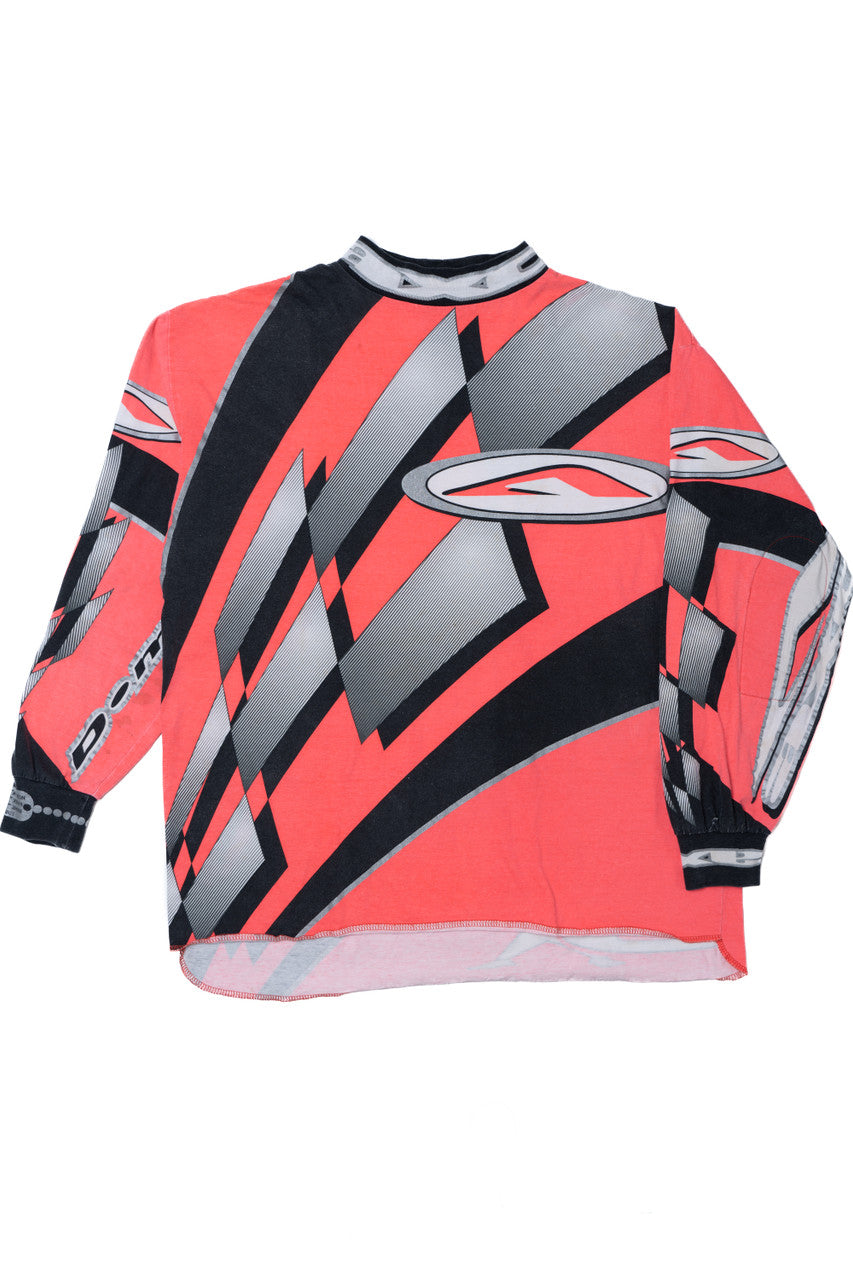 Vintage 1997 Motocross AXO Sport Padded Elbow Long Sleeve T-Shirt
