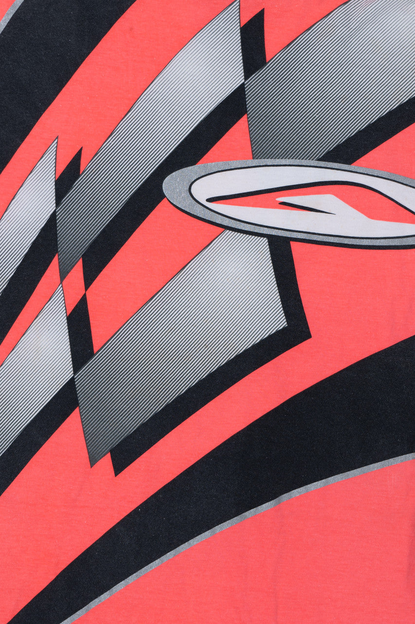 Vintage 1997 Motocross AXO Sport Padded Elbow Long Sleeve T-Shirt