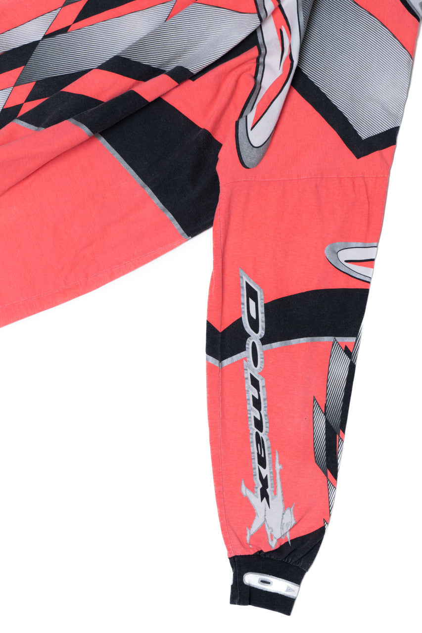 Vintage 1997 Motocross AXO Sport Padded Elbow Long Sleeve T-Shirt