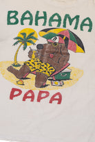 Vintage Distressed "Bahama Papa" Dog On The Beach T-Shirt