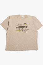 Vintage "I Don't Exaggerate... I Just Remember BIG!" Fishing Heavyweight T-Shirt (1990s)
