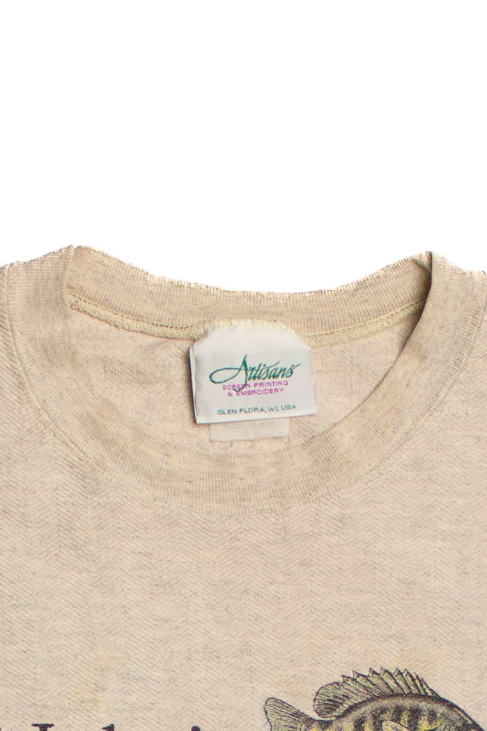 Vintage "I Don't Exaggerate... I Just Remember BIG!" Fishing Heavyweight T-Shirt (1990s)
