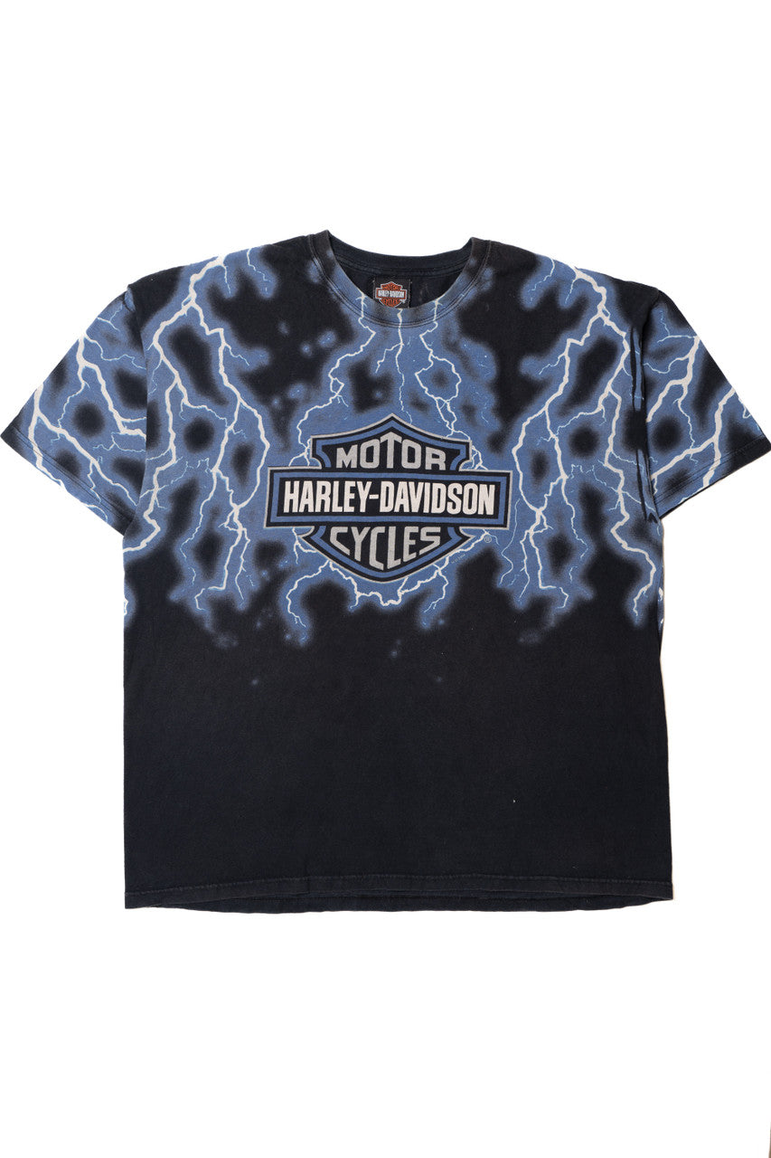Harley Davidson Thunder & Lightning Smoky Mountain Tennessee T-Shirt