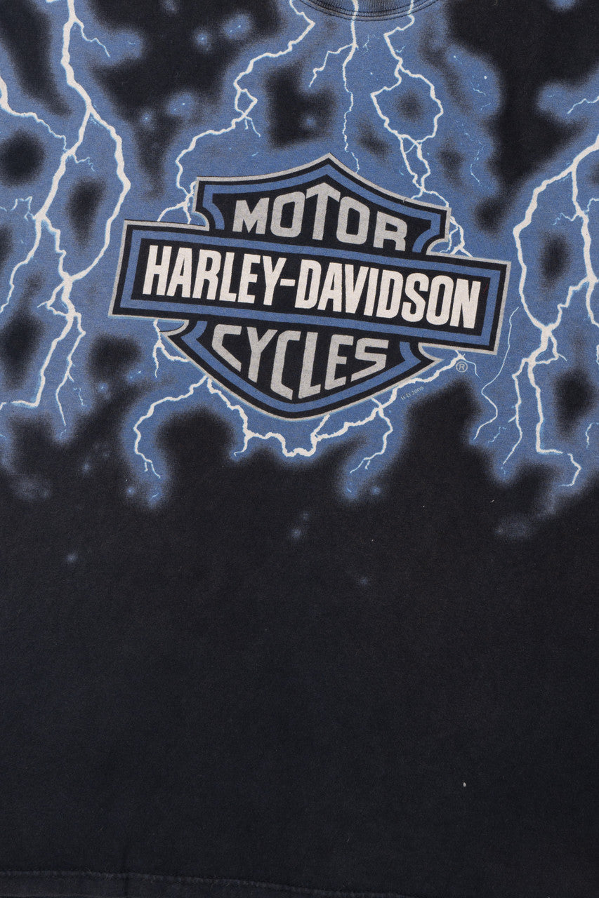 Harley Davidson Thunder & Lightning Smoky Mountain Tennessee T-Shirt