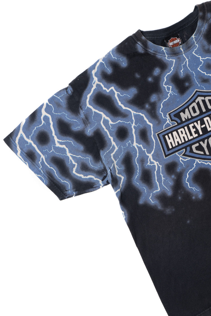 Harley Davidson Thunder & Lightning Smoky Mountain Tennessee T-Shirt