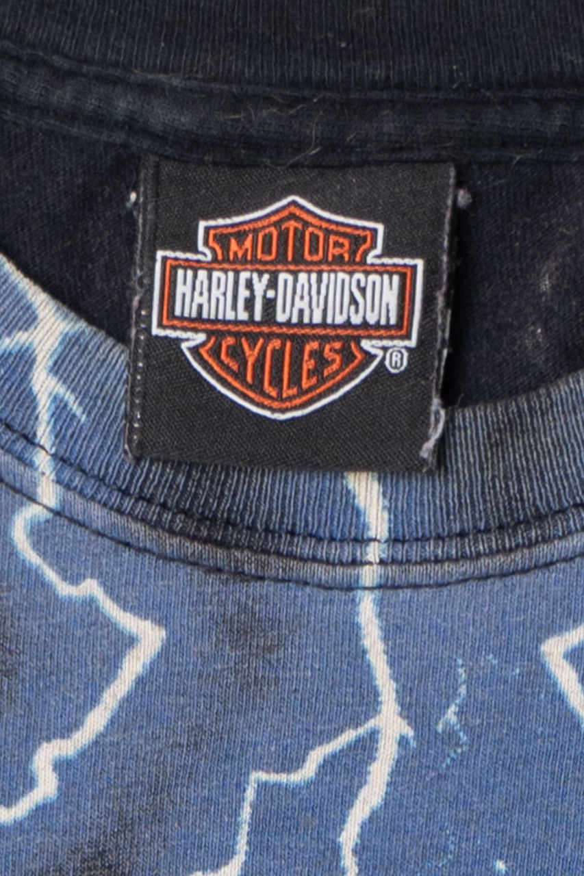 Harley Davidson Thunder & Lightning Smoky Mountain Tennessee T-Shirt