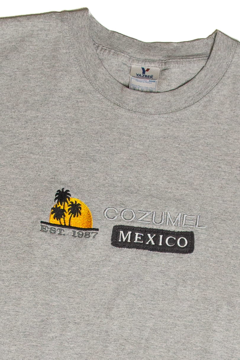 Vintage Cozumel Mexico Embroidered T-Shirt
