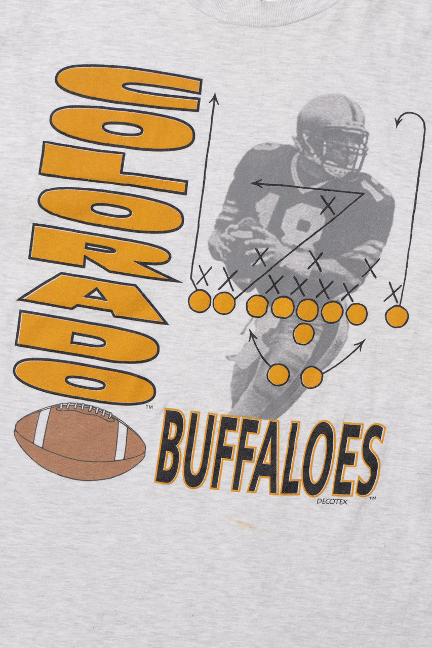 Vintage Colorado Buffaloes Football Single Stitch T-Shirt