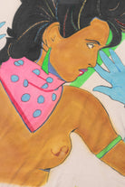 Vintage Hand Drawn & Air Brushed Portrait T-Shirt
