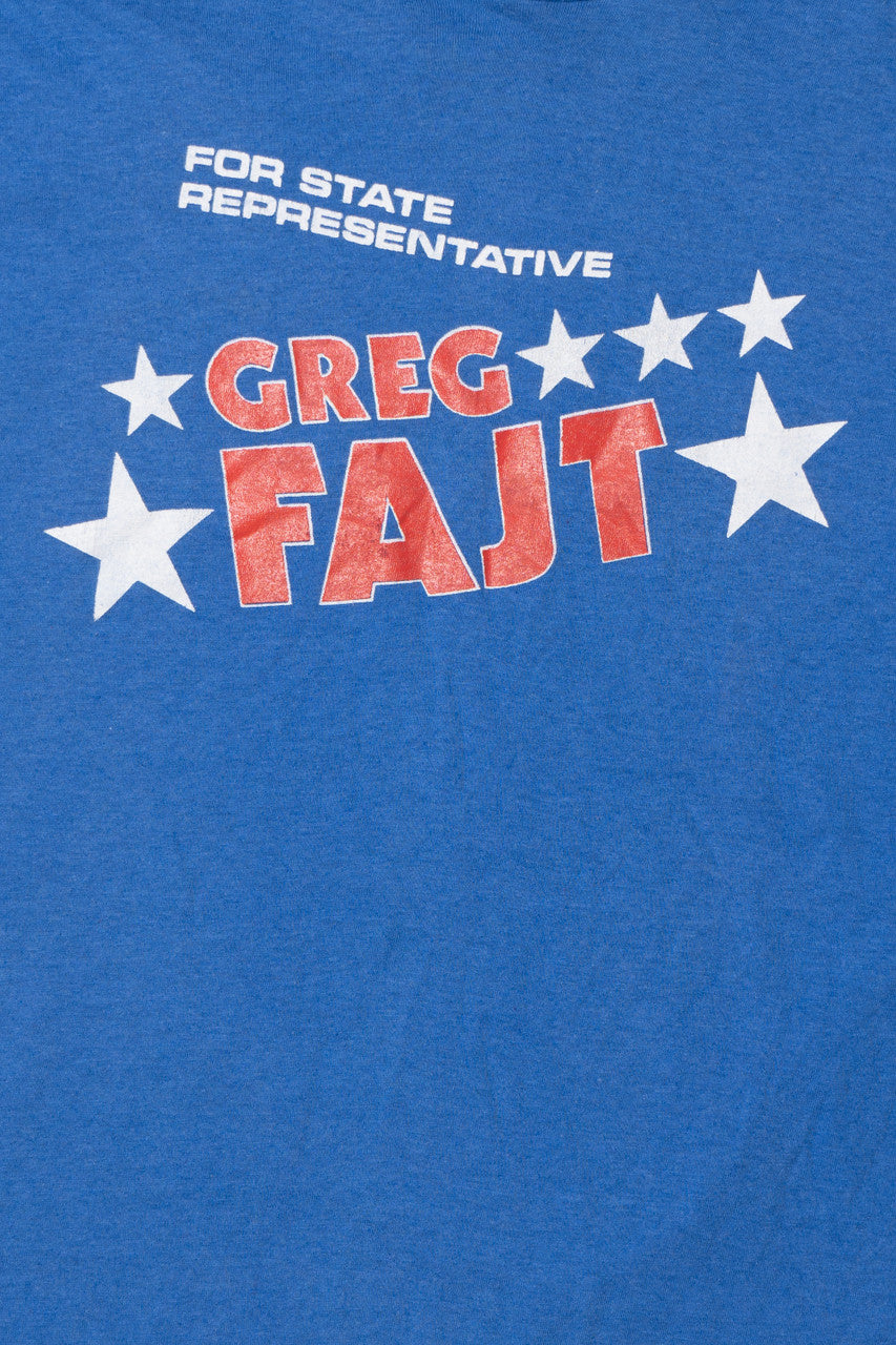 Vintage "Greg Fajt For State Representative" Screen Stars T-Shirt