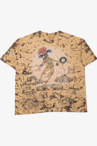Vintage Distressed "Cozumel Mexico" Mayan Ruins Tie Dye T-Shirt