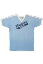 Vintage "Magnavox Auburn" #20 V-Neck Ringer T-Shirt