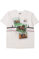 Vintage 1990 Kentucky Derby Front/Back Print T-Shirt
