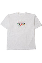 Vintage "We Be Drinkin'" Jamaica Red Stripe Beer Embroidered T-Shirt