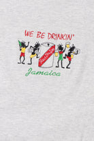 Vintage "We Be Drinkin'" Jamaica Red Stripe Beer Embroidered T-Shirt