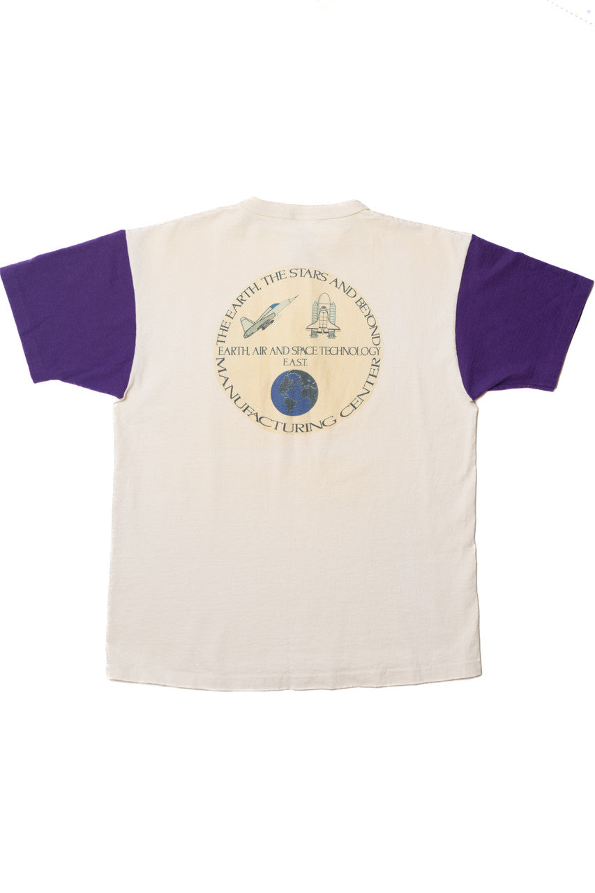 Vintage Motorola "Earth, Air And Space Technology" Henley T-Shirt