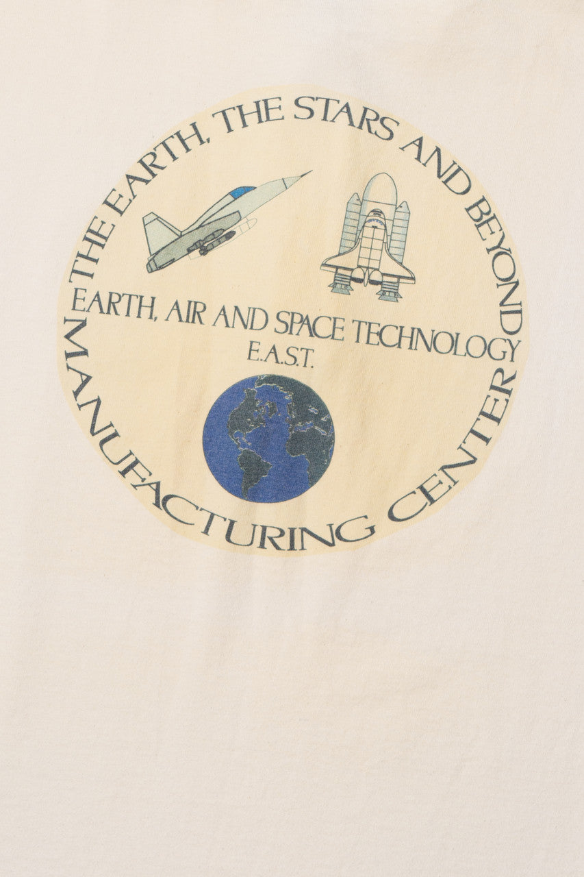 Vintage Motorola "Earth, Air And Space Technology" Henley T-Shirt