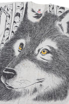 Vintage 1991 Wolf All Over Print T-Shirt