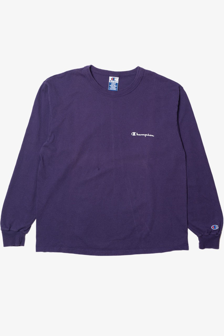 Champion Purple Long Sleeve T-Shirt – Ragstock