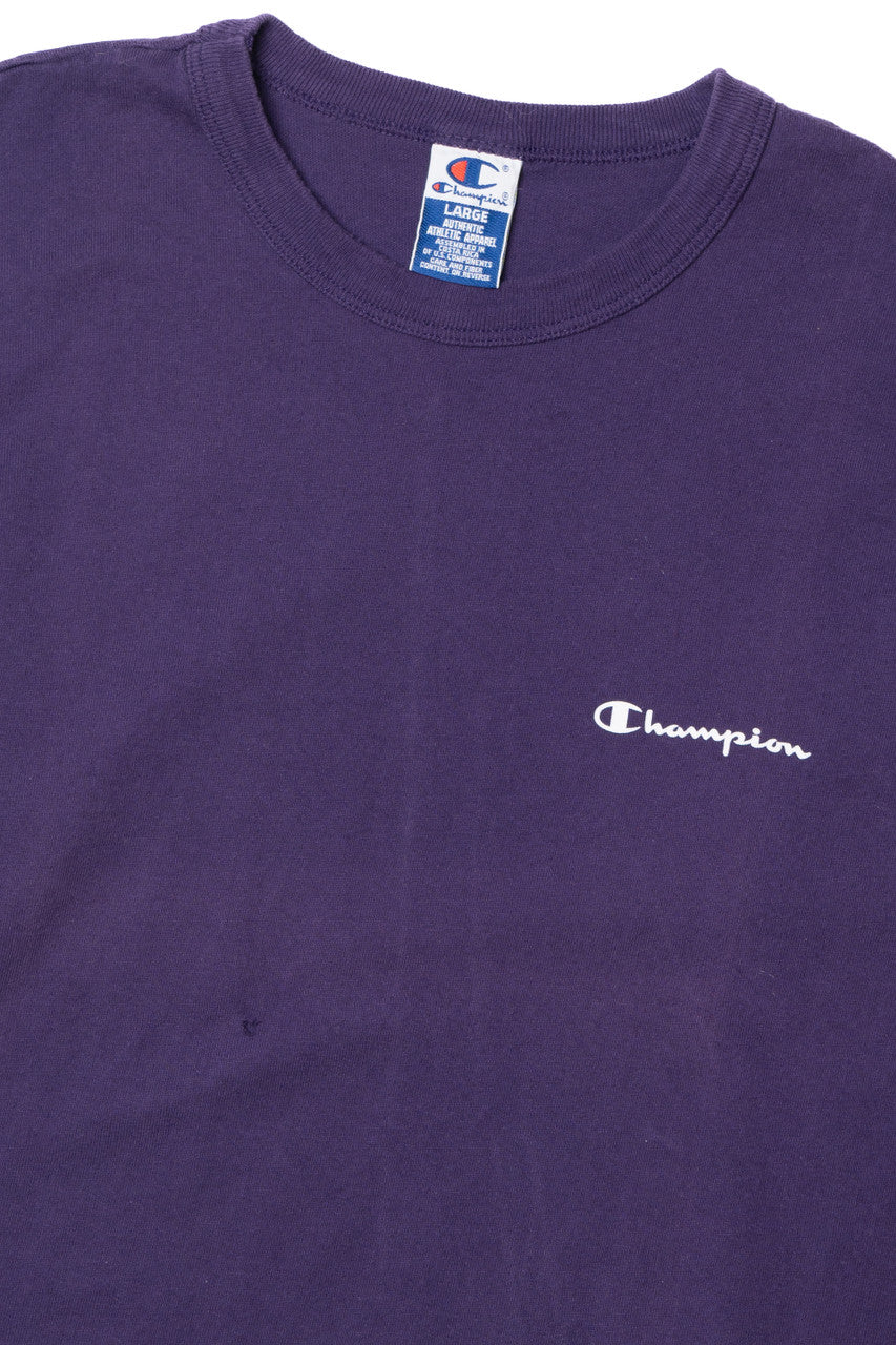 Champion Purple Long Sleeve T-Shirt