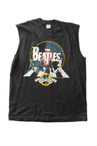 Vintage Beatles Abbey Road 25 Years Cutoff Sleeve T-Shirt (1994)