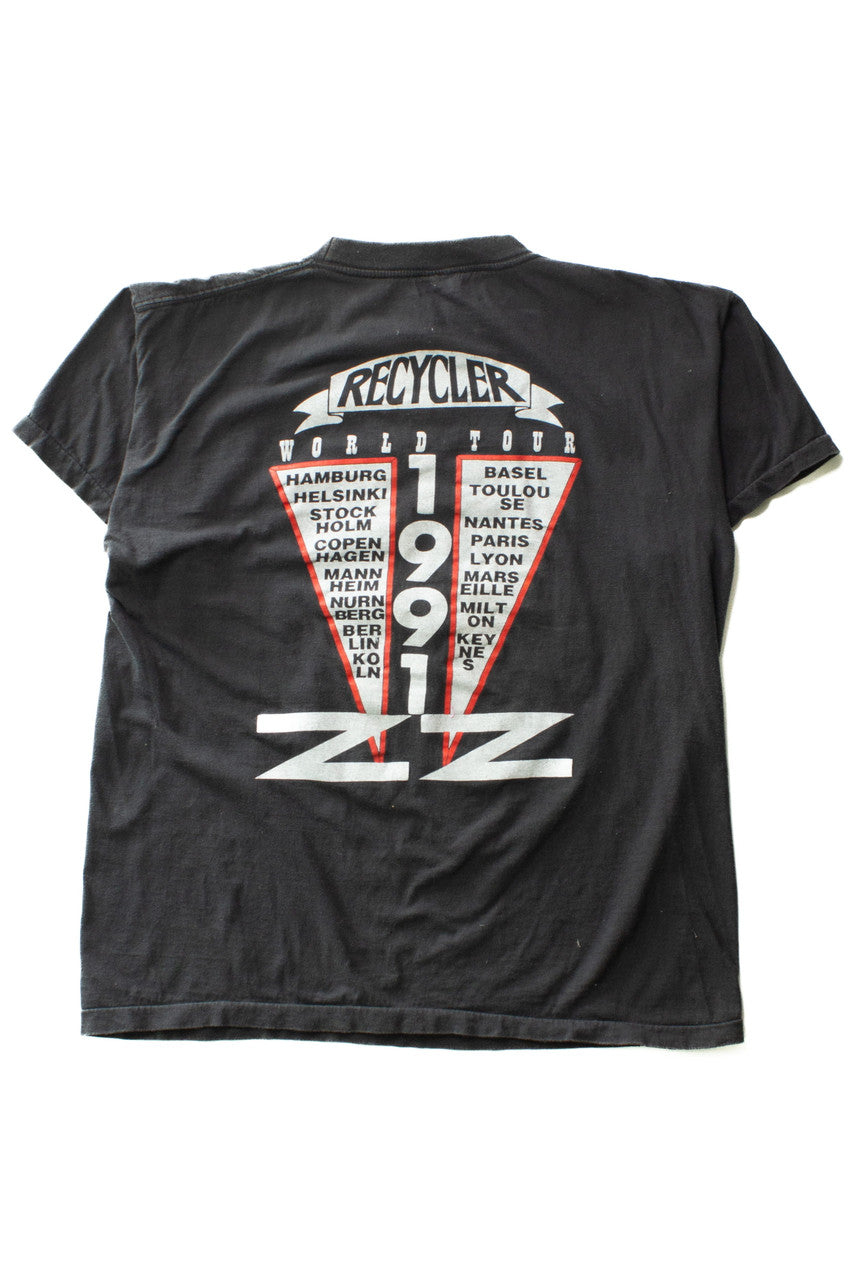 Vintage ZZ Top Club Z World Tour T-Shirt (1991)