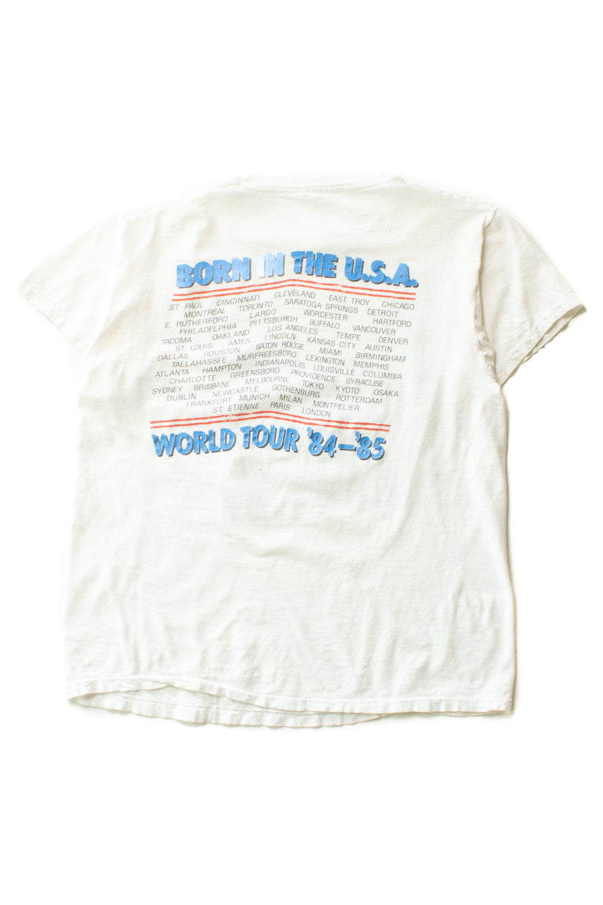 Vintage Bruce Springsteen Born In The USA World Tour T-Shirt (1984)