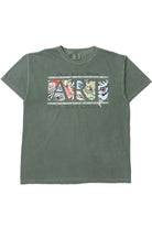 Vintage 1996 Distressed "An Eye For Art" Zoo Gallery Comfort Colors T-Shirt