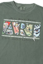 Vintage 1996 Distressed "An Eye For Art" Zoo Gallery Comfort Colors T-Shirt