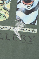 Vintage 1996 Distressed "An Eye For Art" Zoo Gallery Comfort Colors T-Shirt