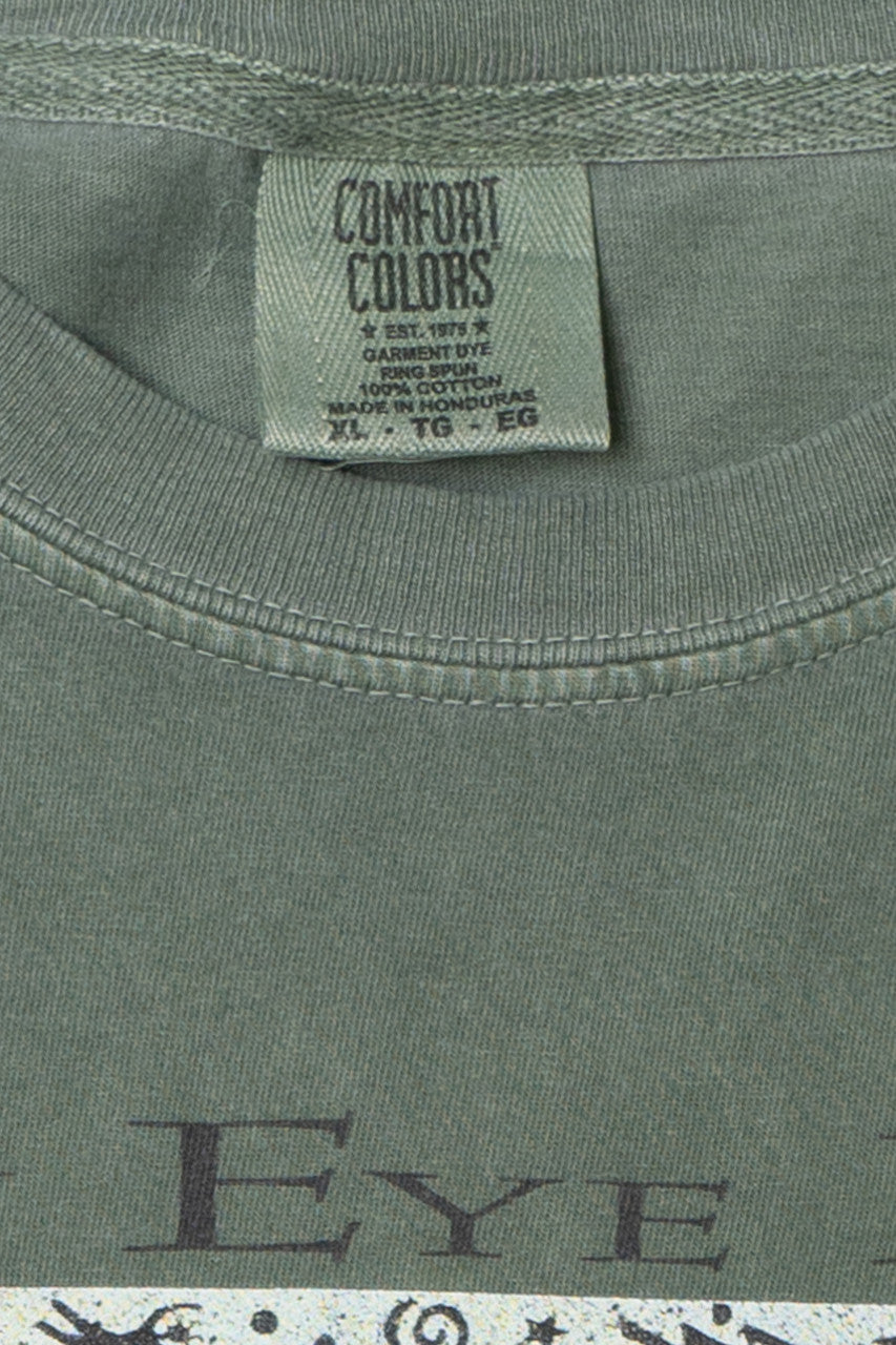 Vintage 1996 Distressed "An Eye For Art" Zoo Gallery Comfort Colors T-Shirt