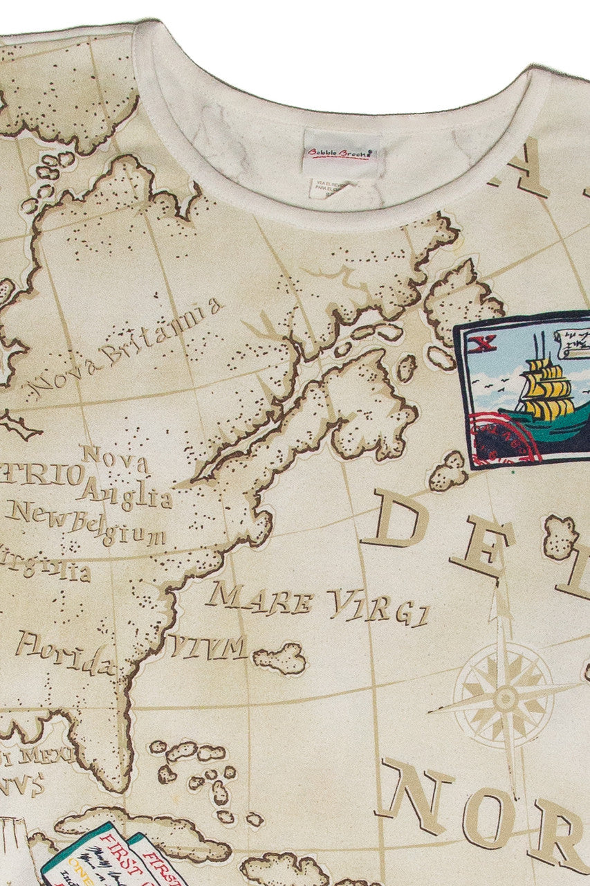 Vintage Bobbie Brooks Map T-Shirt
