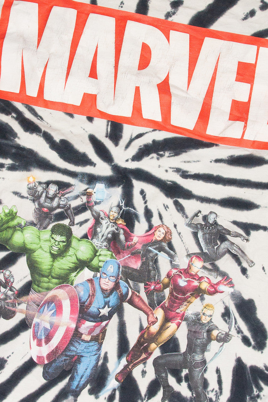 Vintage Marvel Tie-Dye Long Sleeve Shirt