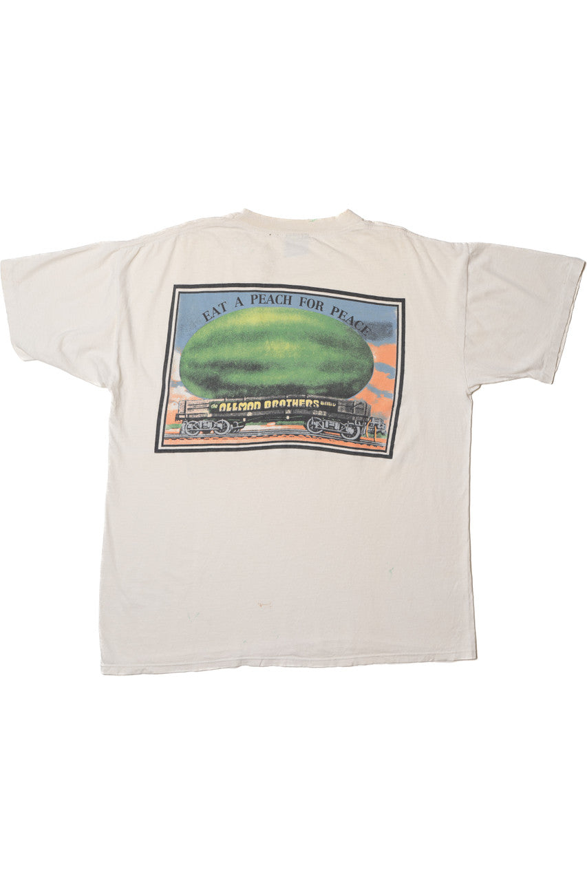 Vintage 1992 The Allman Brothers Band "Eat A Peach For Peace" T-Shirt
