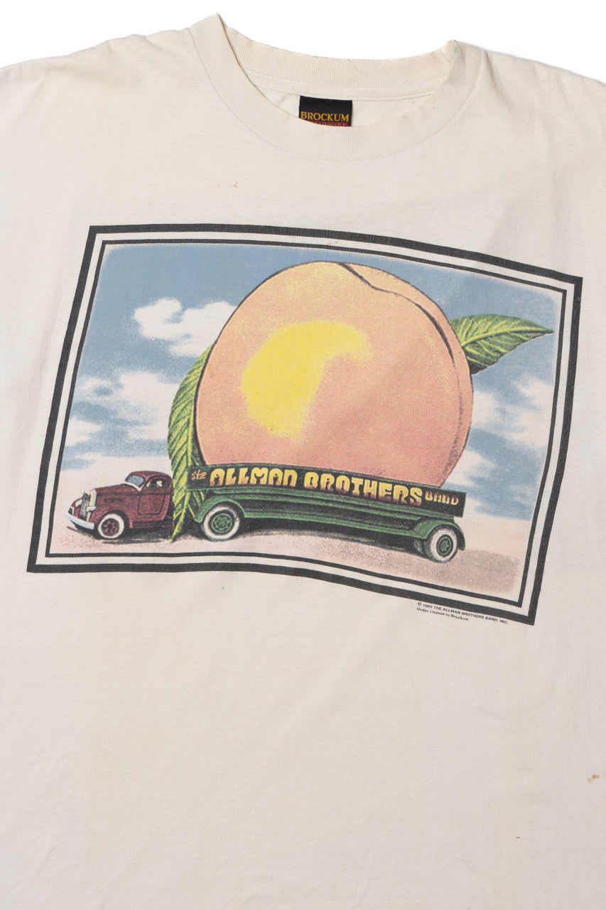 Vintage 1992 The Allman Brothers Band "Eat A Peach For Peace" T-Shirt