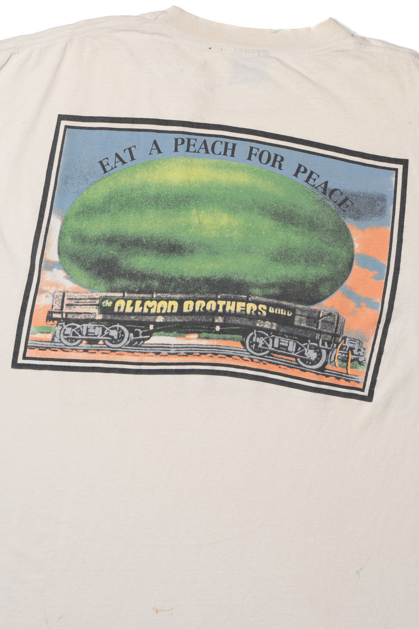 Vintage 1992 The Allman Brothers Band "Eat A Peach For Peace" T-Shirt