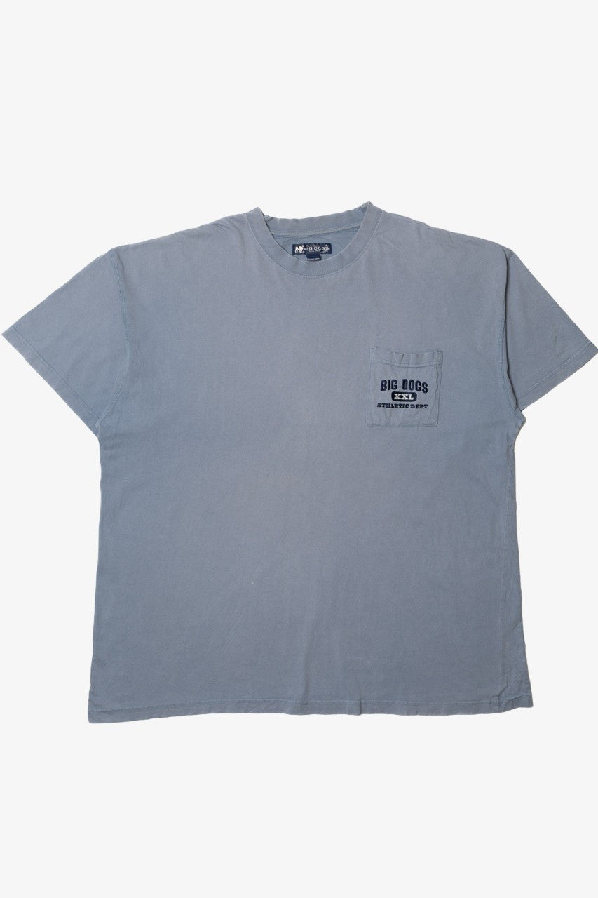 Vintage "Big Dogs XXL Athletic Dept." Pocket T-Shirt
