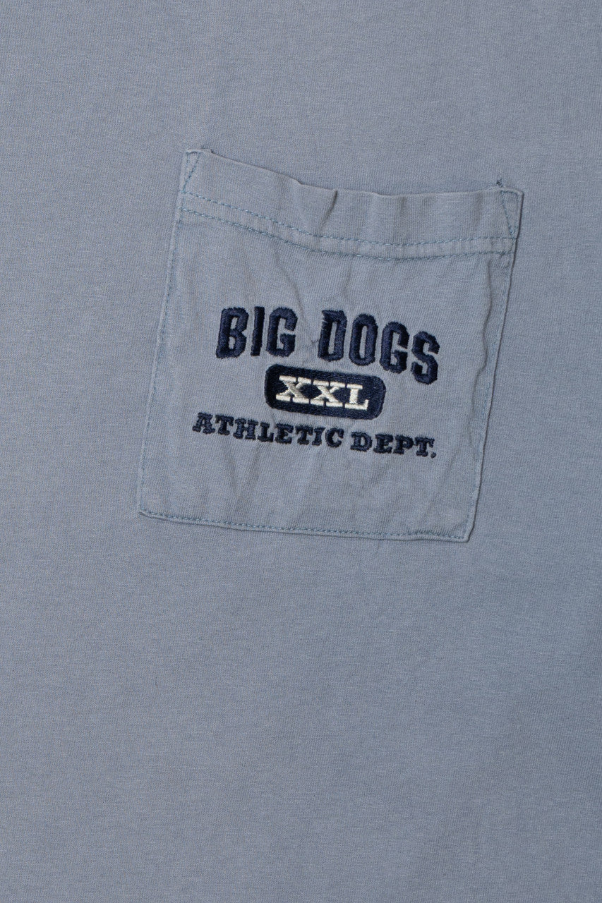 Vintage "Big Dogs XXL Athletic Dept." Pocket T-Shirt