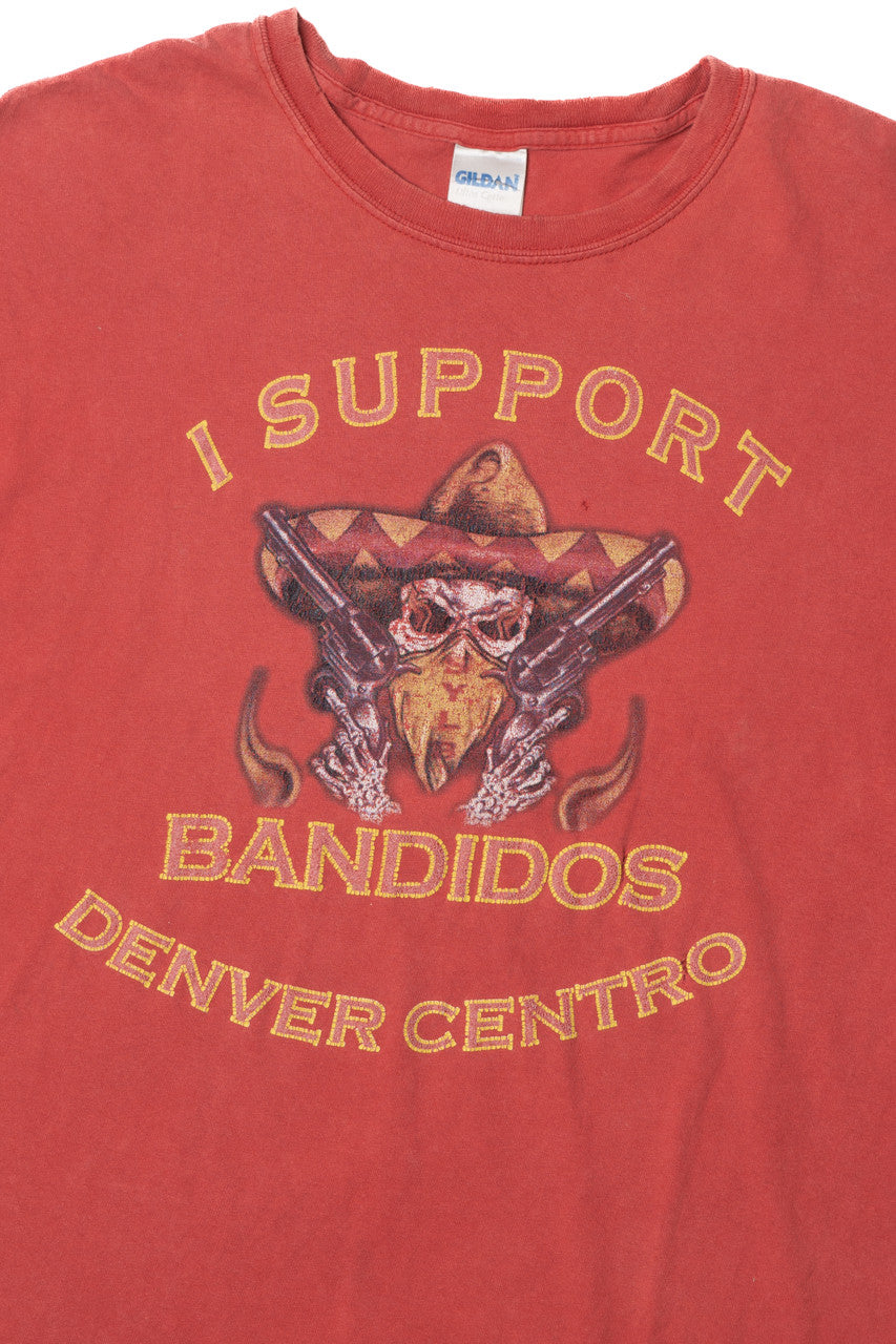 "I Support Bandidos Denver Centro" T-Shirt