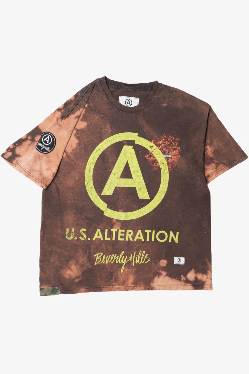 Upcycled U.S. Alteration Beverly Hills Harley Davidson T-Shirt