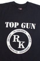 Vintage "Top Gun Academics" "No Excuses" Quote Sleeveless T-Shirt