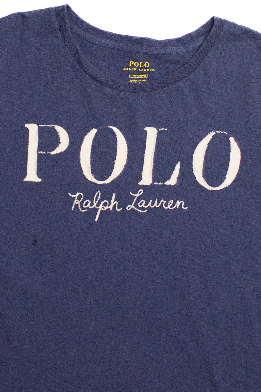 Recycled "Polo Ralph Lauren" Logo T-Shirt