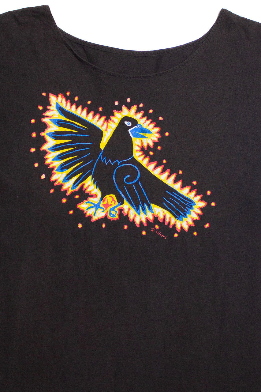 Vintage Bird Boatneck Single Stitch T-Shirt