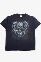 Vintage Skeleton Hear No Evil Speak No Evil See No Evil T-Shirt