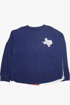 Vintage Texas Flag And State Outline Long Sleeve T-Shirt