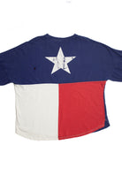 Vintage Texas Flag And State Outline Long Sleeve T-Shirt