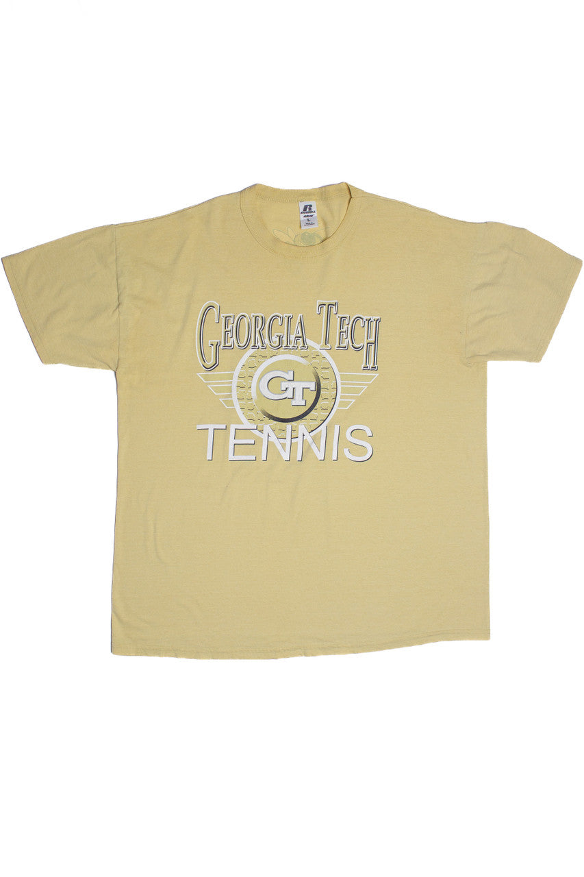 Vintage "Georgia Tech Tennis" Yellow Jackets Logo T-Shirt
