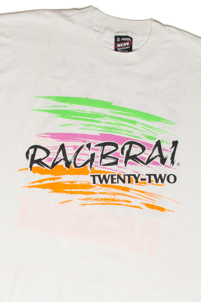 Vintage Ragbrai Twenty-Two Ride T-Shirt